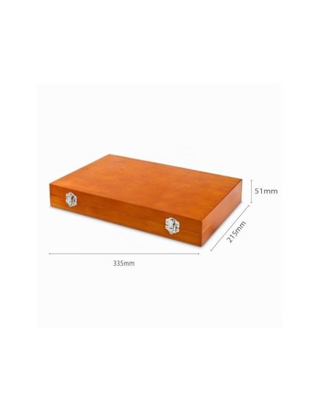 ESTUCHE PINTURA DERWENT ACADEMY MADERA LAPICES 35 PIEZAS