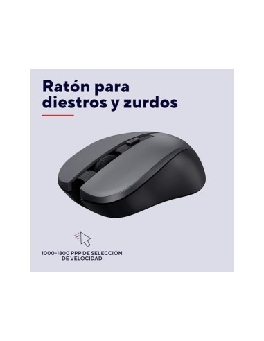 SET TECLADO+RATON TRUST TREZO INALAMBRICO ECO USB MICRO NG.