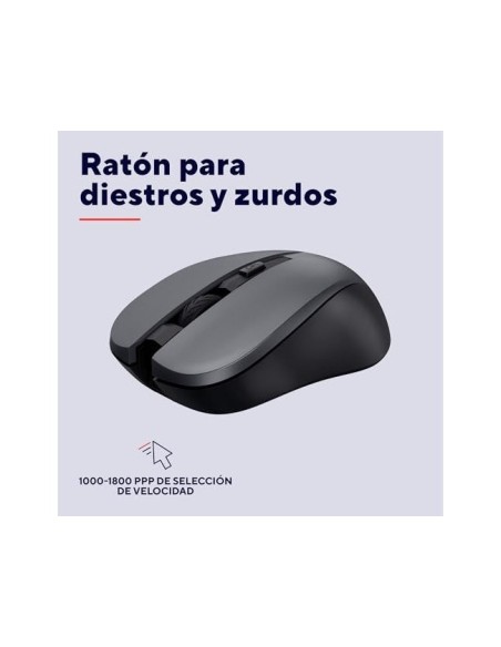 SET TECLADO+RATON TRUST TREZO INALAMBRICO ECO USB MICRO NG.