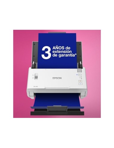ESCANER EPSON DS-410 DOC. WORKFORCE A4 600X600 DPI VEL. 26PPM USB 2.0