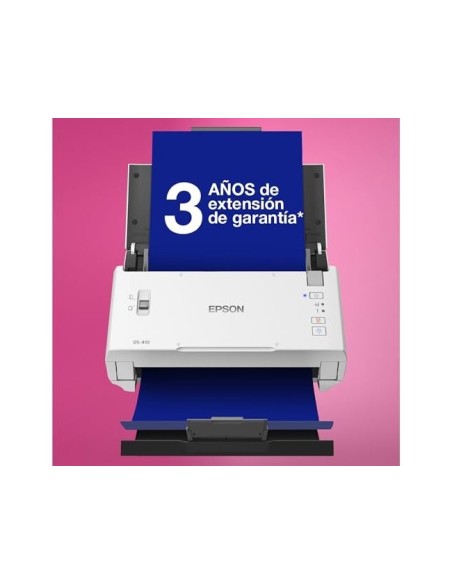 ESCANER EPSON DS-410 DOC. WORKFORCE A4 600X600 DPI VEL. 26PPM USB 2.0