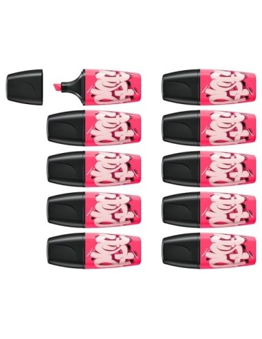 ROTULADOR STABILO BOSS MINI FLUOR.BY SNOOZE ONE ROSA