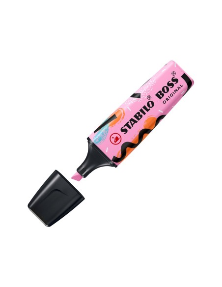 ROTULADOR STABILO BOSS FLUOR.ORIGINAL PASTEL BY JU SCHNEE FUC. HELADO