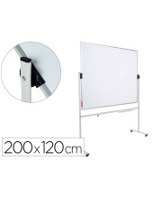 PIZARRA BL.ROCADA ACERO LACADO MAG. AL.DOBLECARA VOLTEABLE 120X200CM