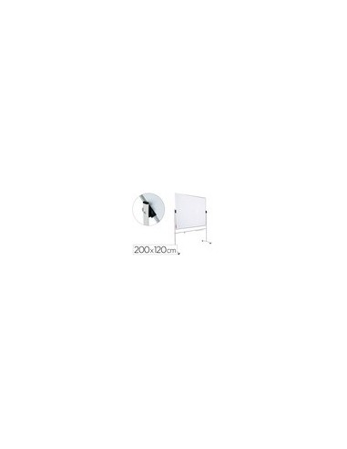 PIZARRA BL.ROCADA ACERO LACADO MAG. AL.DOBLECARA VOLTEABLE 120X200CM