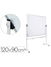 PIZARRA BL.ROCADA VOLTEABLE DOBLE CARA MAGNETI ACERO LACADO 120X90 CM
