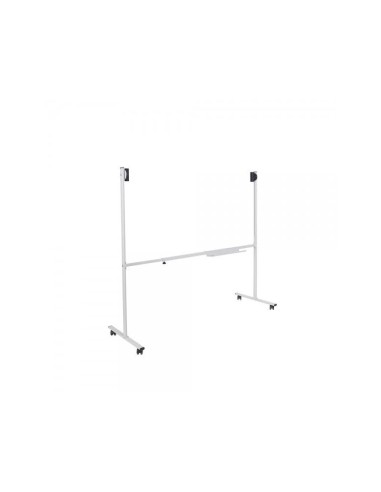 PIZARRA BL.ROCADA VOLTEABLE DOBLE CARA MAGNETI ACERO LACADO 120X90 CM