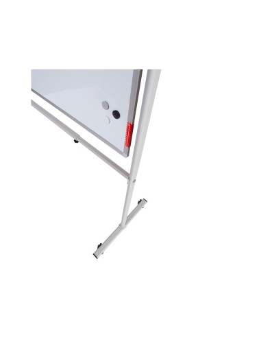 PIZARRA BL.ROCADA VOLTEABLE DOBLE CARA MAGNETI ACERO LACADO 120X90 CM