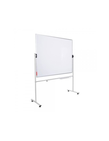 PIZARRA BL.ROCADA VOLTEABLE DOBLE CARA MAGNETI ACERO LACADO 120X90 CM