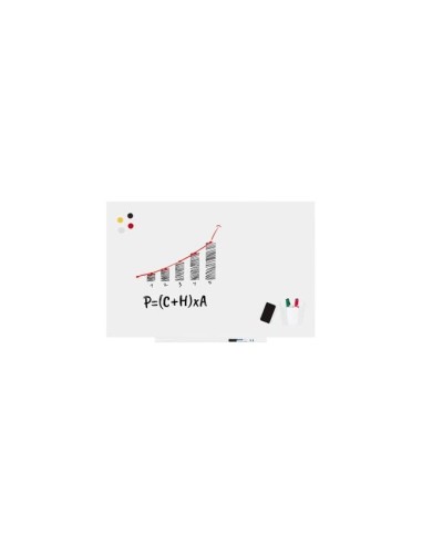 PIZARRA ROCADA MAGNETICA BLANCA SKI WHITEBOARD PRO 200X100 CM (2 MOD)