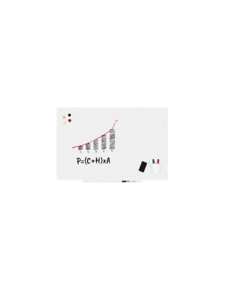 PIZARRA ROCADA MAGNETICA BLANCA SKI WHITEBOARD PRO 200X100 CM (2 MOD)