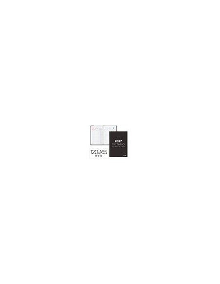 DIETARIO  2027 A6 120X165MM DIA PAGINA BILINGUE NG.PAPEL 70GFSC