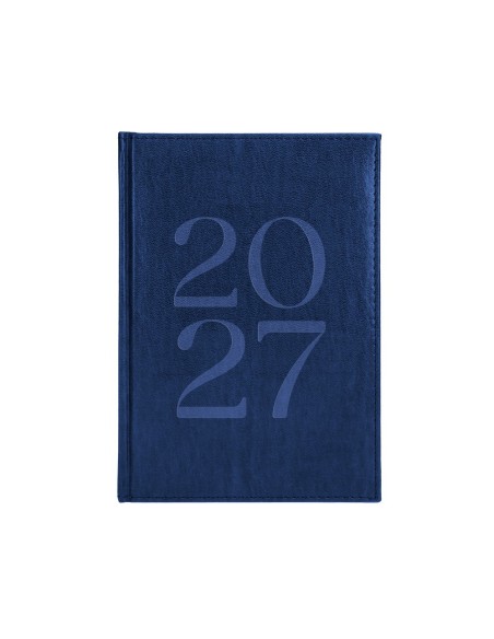 AGENDA OFICINA  2027 ENCUADERNADA CRETA S/V A5 BILINGUE 70G PAPEL AZ.