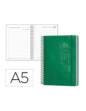 AGENDA OFICINA  2027 ESPIRAL SYROS D/P A5 BILINGUE 60G PAPEL  VE.