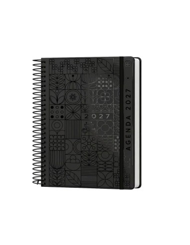AGENDA OFICINA  2027 ESPIRAL SYROS D/P A5 BILINGUE 60G PAPEL NG.