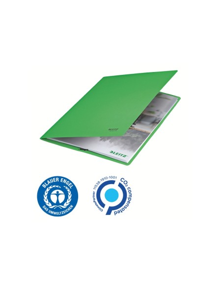 CARPETA LEITZ RECYCLE GOMAS A4 CARTON 100% VE.