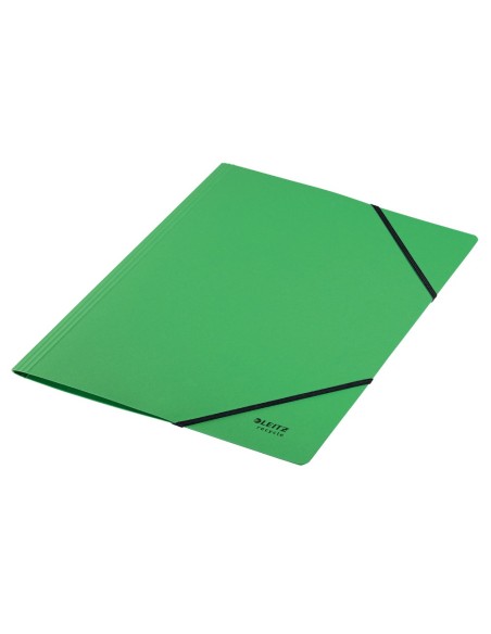 CARPETA LEITZ RECYCLE GOMAS A4 CARTON 100% VE.