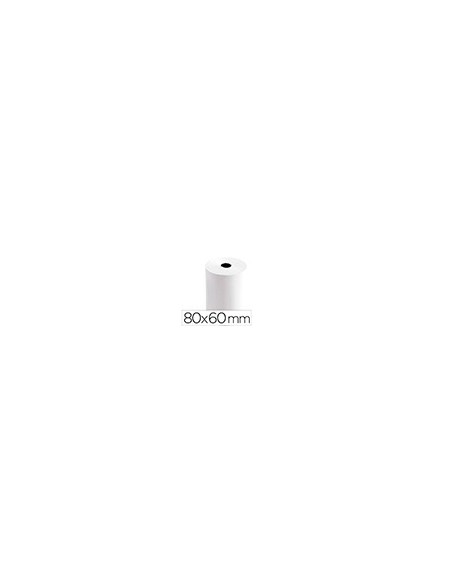 ROLLO SUMADORA TERMICO Q-CON.80MM ANCHO X 60MM DIAMETRO PAPEL 70 G/M2