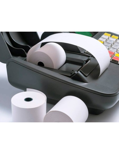 ROLLO SUMADORA TERMICO Q-CON.80MM ANCHO X 60MM DIAMETRO PAPEL 70 G/M2