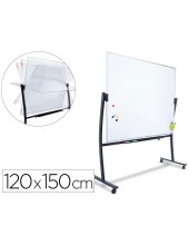 PIZARRA BL. RD ACERO LACADO MAG.AL.DOBLECARA VOLTEA CURVE 120X150CM