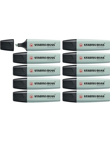 ROTULADOR STABILO BOSS PASTEL FLUOR.70 NATURE COLORS VE. TIERRA