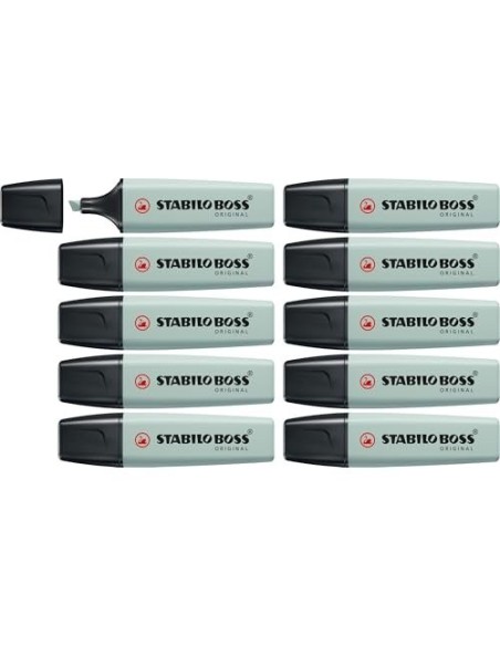 ROTULADOR STABILO BOSS PASTEL FLUOR.70 NATURE COLORS VE. TIERRA