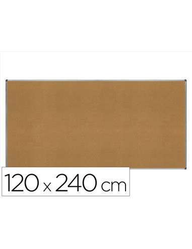 PIZARRA CORCHO ROCADA MARCO AL.CON CANTONERAS 120X240 CM