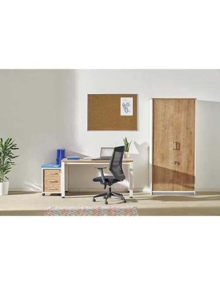 PIZARRA CORCHO ROCADA MARCO AL.CON CANTONERAS 90X120 CM