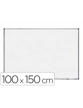 PIZARRA BL.ROCADA LACADA MAGNETICA MARCO AL.CON CANTONERAS 100X150 CM