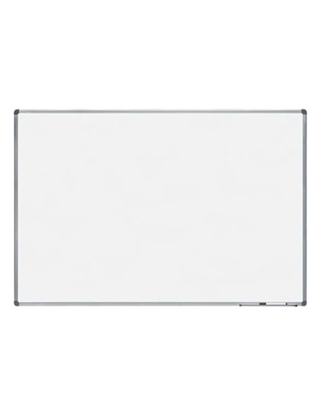 PIZARRA BL.ROCADA LACADA MAGNETICA MARCO AL.CON CANTONERAS 100X150 CM