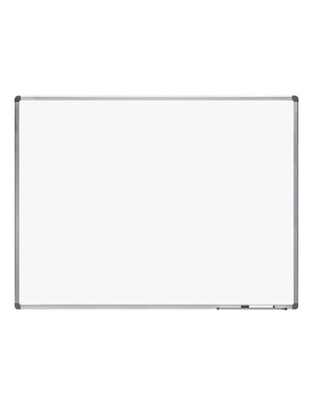 PIZARRA BL.ROCADA LACADA MAGNETICA MARCO AL.CON CANTONERAS 90X120 CM