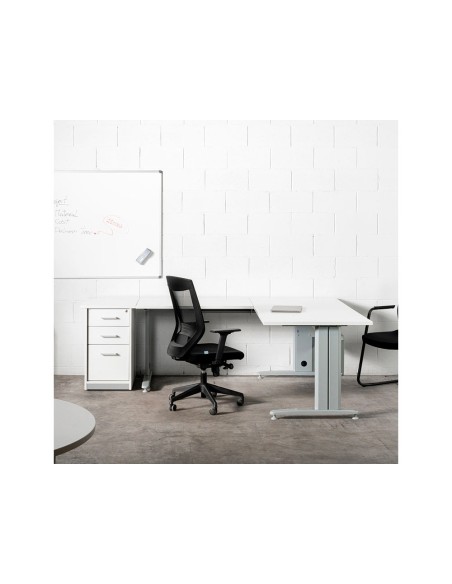 PIZARRA BL.ROCADA LACADA MAGNETICA MARCO AL.CON CANTONERAS 60X90 CM