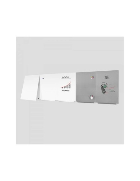 PIZARRA ROCADA MAGNETICA BLANCA SKI WHITEBOARD PRO 100X150 CM