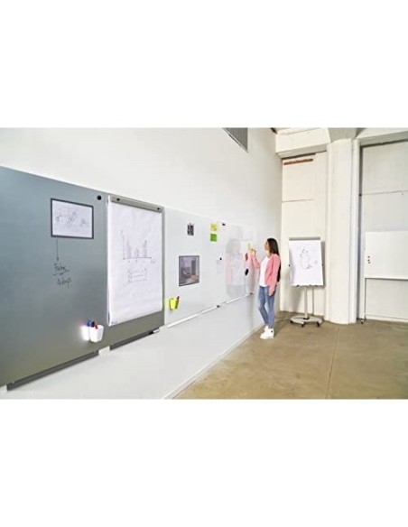 PIZARRA ROCADA MAGNETICA BLANCA SKI WHITEBOARD PRO 100X150 CM