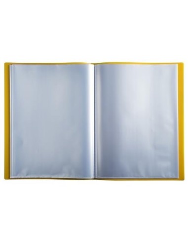 CARPETA EXACOMPTA ESCAPARATE 100 FUNDAS A4 RECICLADA PP. SURT.