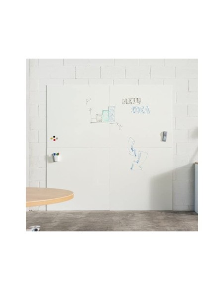 PIZARRA BL.ROCADA SKINWHITEBOARD PRO LACADA MAG. 100X100CM 2 MODULOS