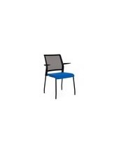 SILLA RD CONFIDENTE BRAZOS FIJOS EST.MET.ASIENTO IGNIF AZ. RESP MALLA 2