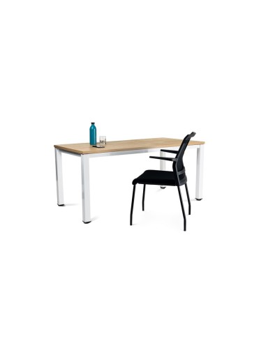 SILLA RD CONFIDENTE BRAZOS FIJOS EST.MET.ASIENTO IGNIF AZ. RESP MALLA