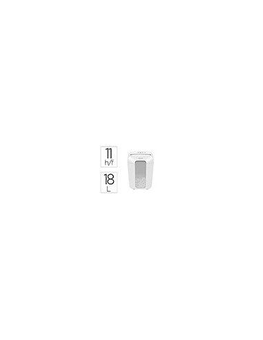 DESTRUCTORA FELLOWES LX70 11H SEG. P4 GRAPA/CLIPS/TARJETA 18 L