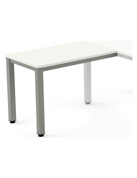 ALA MESA ROCADA SERIE EXECUTIVE 60X100 CM DER/IZQ AD04 ALUMINIO/BL.