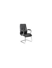 SILLA RD CONFIDENTE BRAZOS FIJOS EST.CROMADA TAPIZADO SIMILPIEL NG. 2