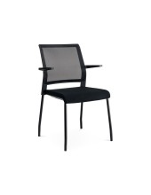 SILLA RD CONFIDENTE BRAZOS FIJOS EST.MET.ASIENTO IGNIF NG.RESP MALLA