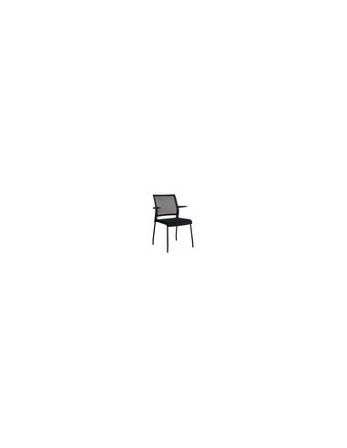 SILLA RD CONFIDENTE BRAZOS FIJOS EST.MET.ASIENTO IGNIF NG.RESP MALLA