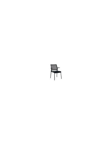 SILLA RD CONFIDENTE BRAZOS FIJOS EST.MET.ASIENTO IGNIF NG.RESP MALLA
