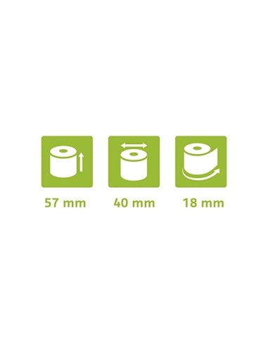 ROLLO SUMADORA EXACOMPTA TERMICO TPV 57MM X 40MM 55 G/M2 FSC SIN FENO