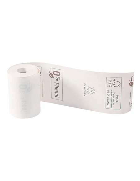 ROLLO SUMADORA EXACOMPTA TERMICO TPV 57MM X 40MM 55 G/M2 FSC SIN FENO