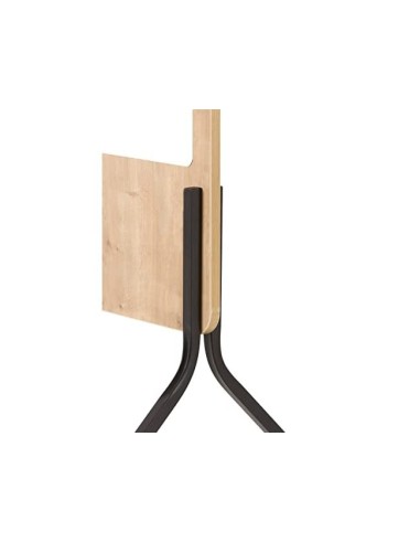 PIZARRA BL.ROCADA DOBLE CARA LACADA MAG.MELA. ROBLE 4 RUEDAS 92X125CM
