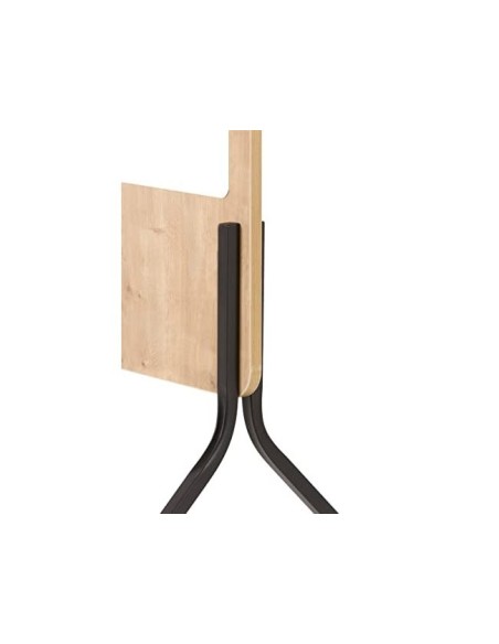 PIZARRA BL.ROCADA DOBLE CARA LACADA MAG.MELA. ROBLE 4 RUEDAS 92X125CM