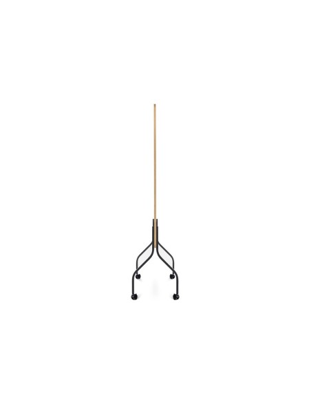 PIZARRA BL.ROCADA DOBLE CARA LACADA MAG.MELA. ROBLE 4 RUEDAS 92X125CM