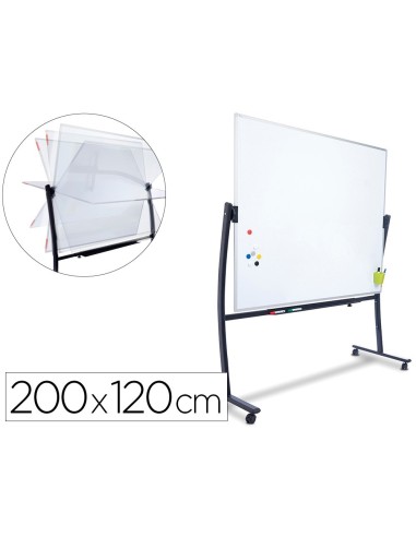 PIZARRA BL.RD ACERO VITRIF. MAG.AL.DOBLECARA VOLTEA CURVE 120X200CM